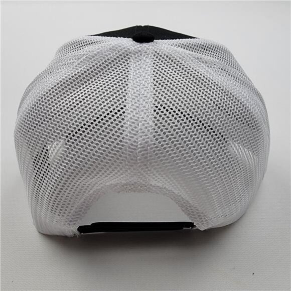 Retro 80s Toyota TRD Puff Mesh Snapback Embroidered Trucker Hat Cap Black/White